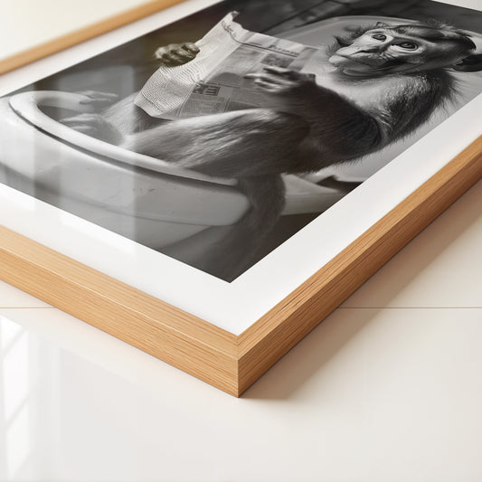 Affe Zeitung Toilettenszene