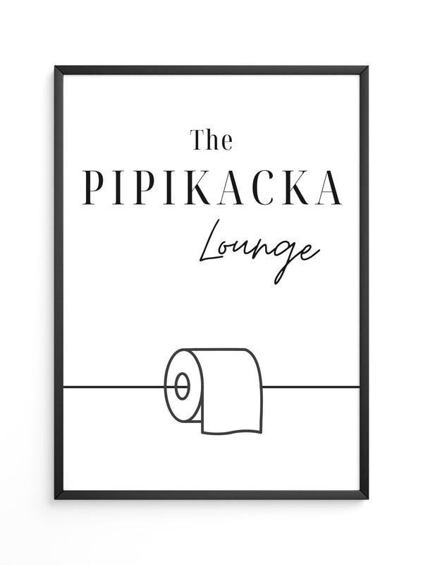 Toilettenpapier Minimalistisch Schwarzweiß