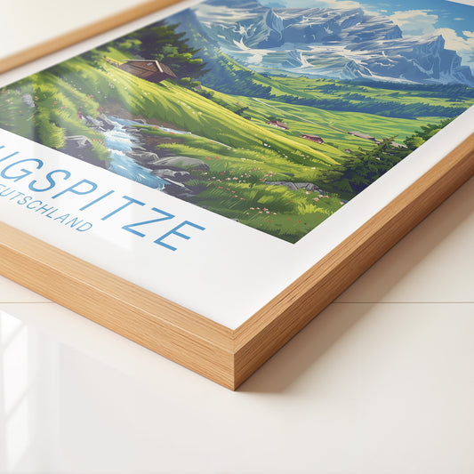 Zugspitze Idylle Berglandschaft