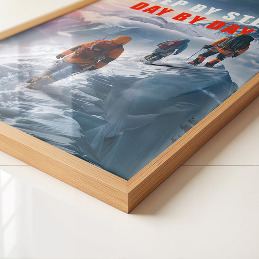 Bergsteiger Schnee Abenteuer