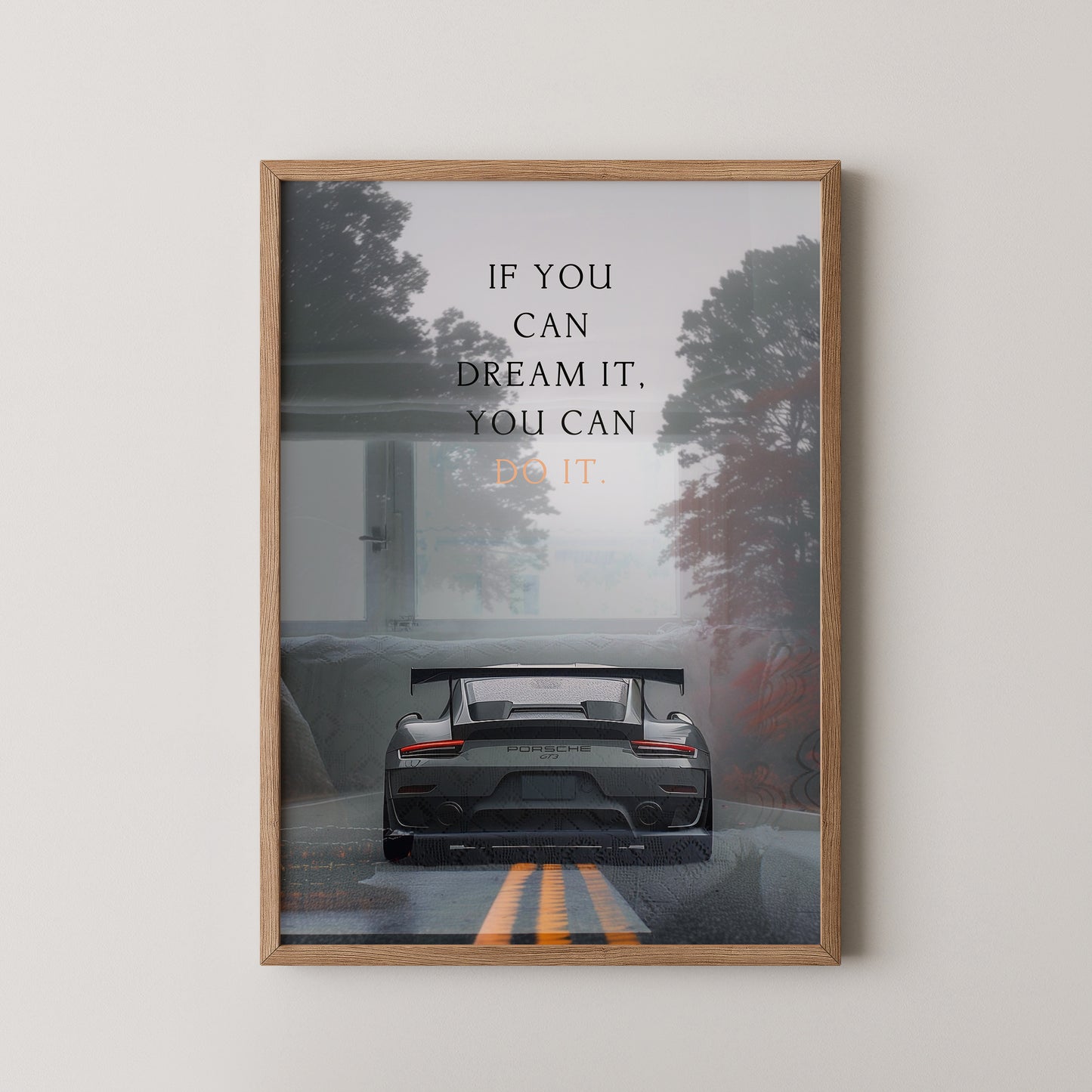 Porsche Nebel Fahrt