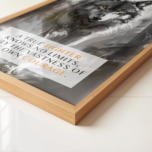 Wolf Augen Intensiv Schwarzweiß