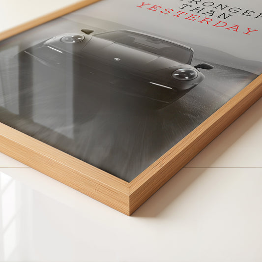 Porsche 911 dynamisch grau