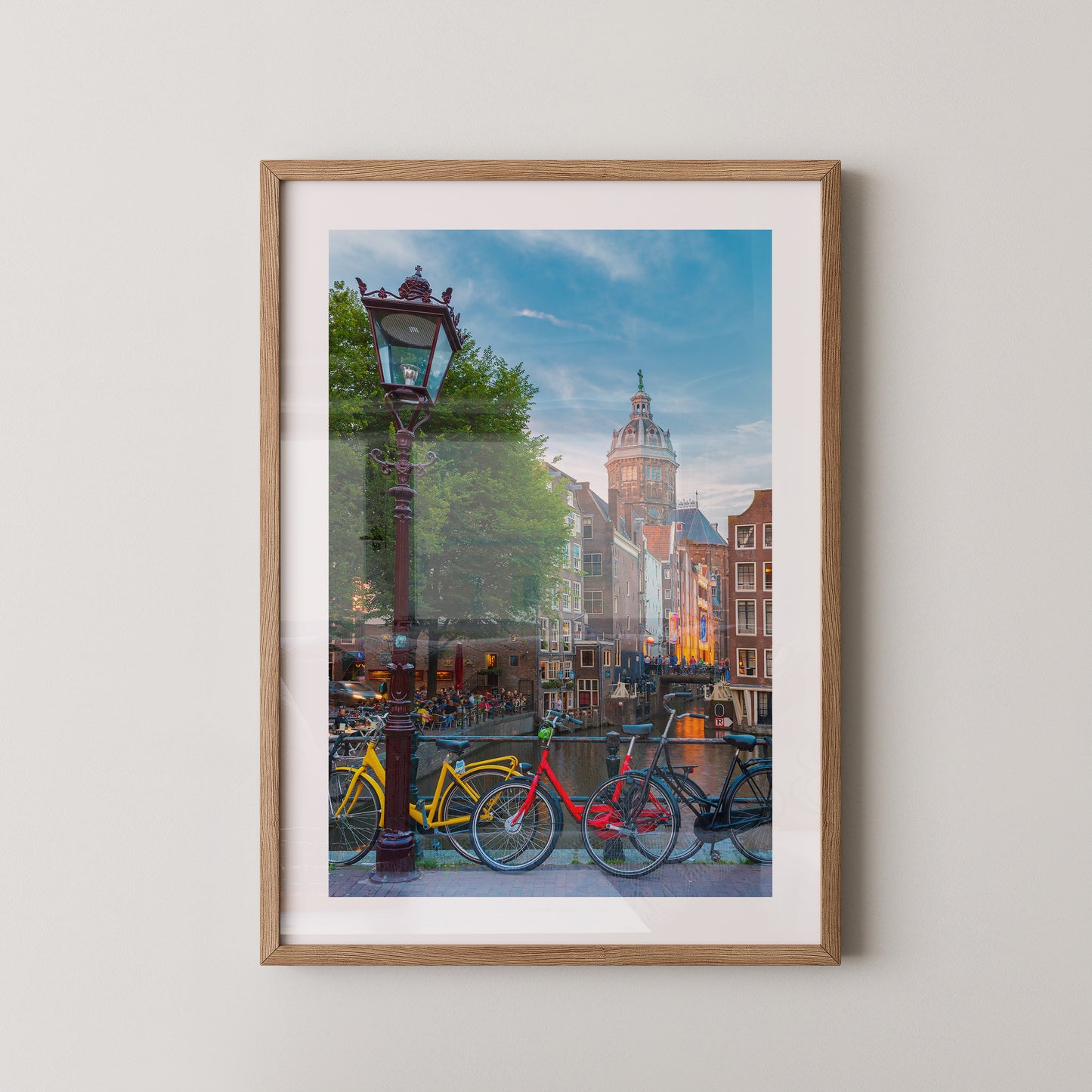 Amsterdam Fahrräder Kanalabend