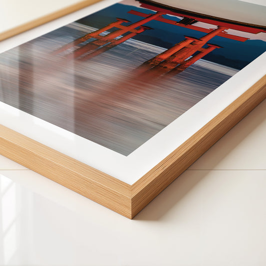 Torii rote Spiegelung