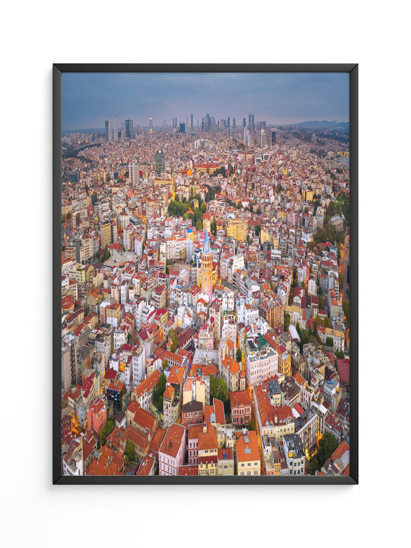Galataturm Istanbul Luftaufnahme