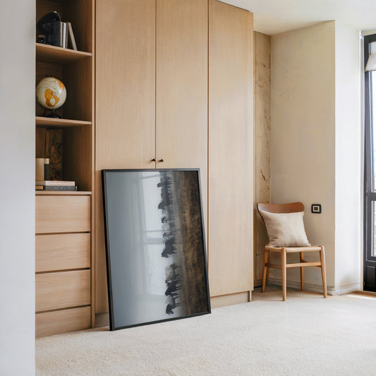 Wildpferde Nebelpanorama