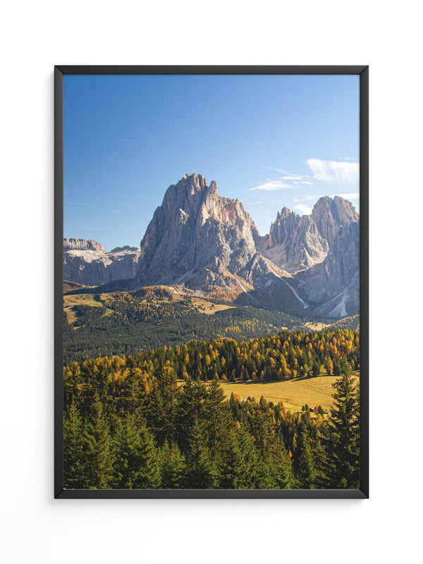 Dolomiten Bergpanorama Herbst