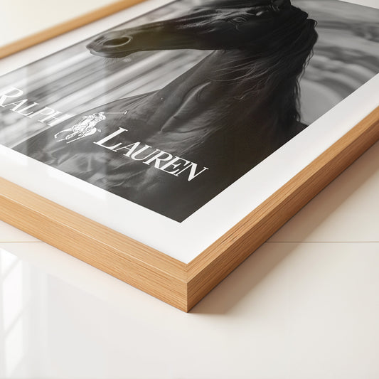 Schwarzes Pferd edel