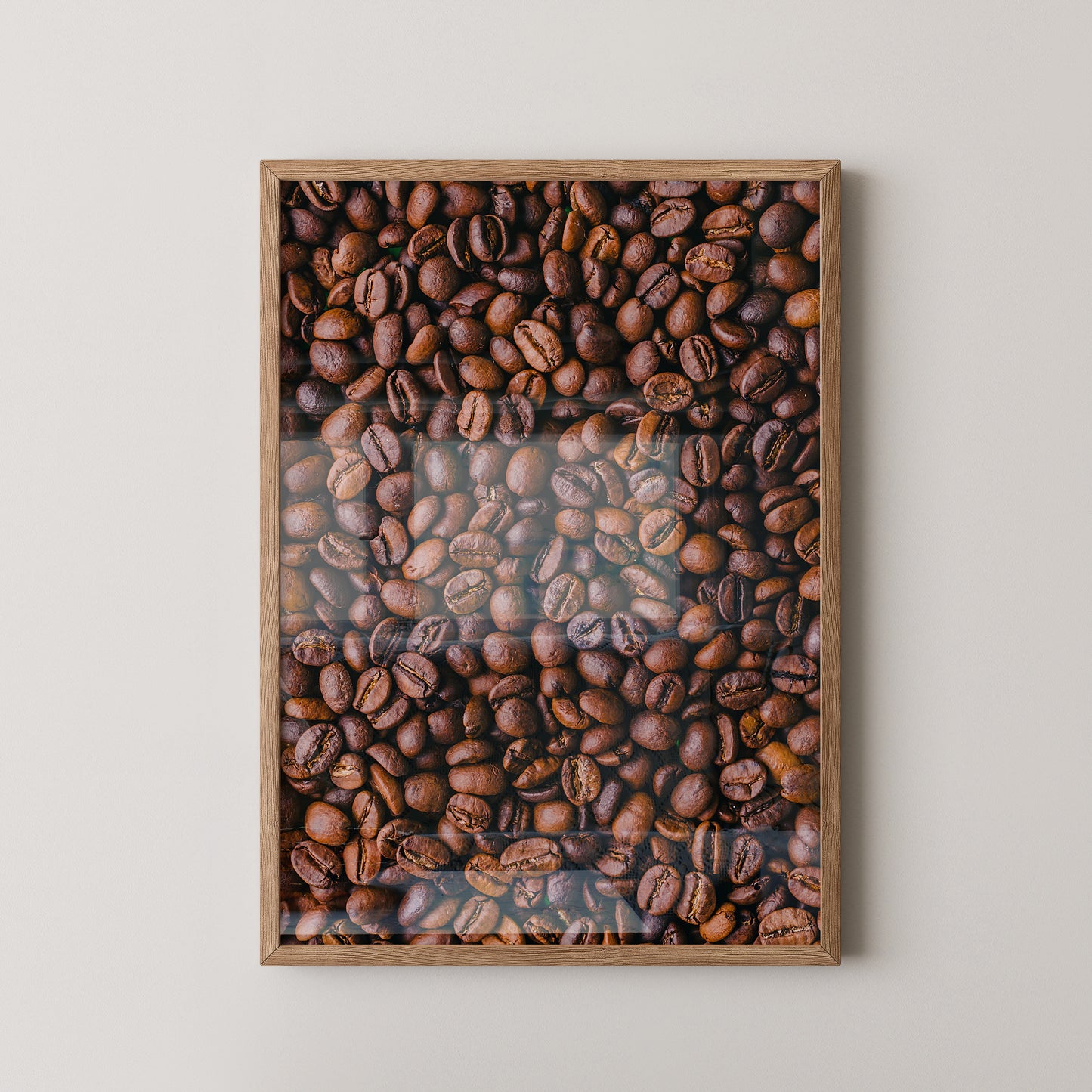 Kaffeebohnen Nahaufnahme