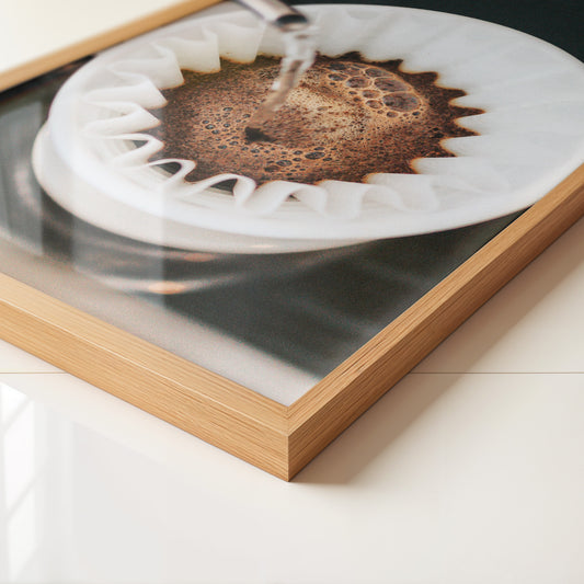 Kaffeefilter Nahaufnahme Gießen