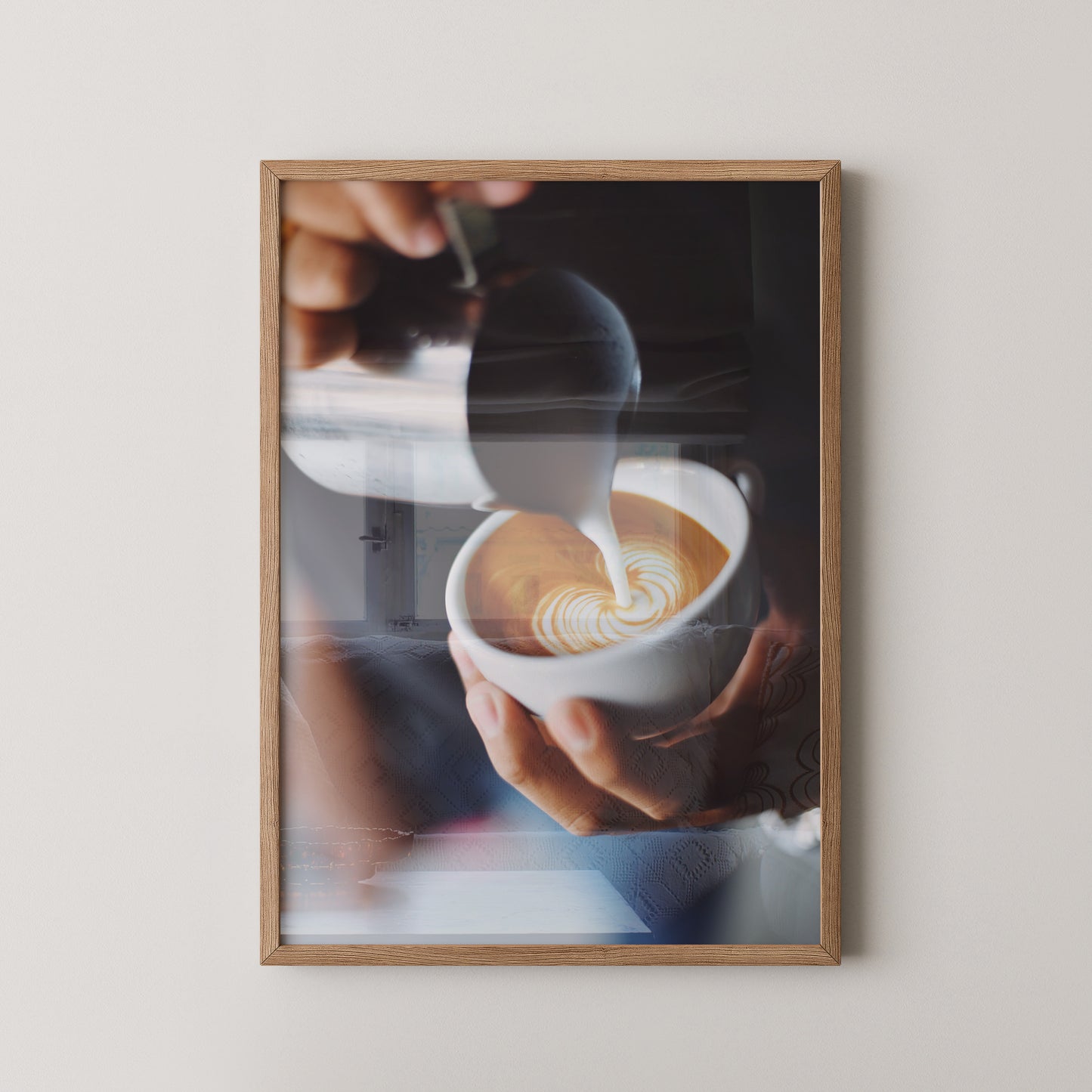 Latte Art Handwerk Dynamik