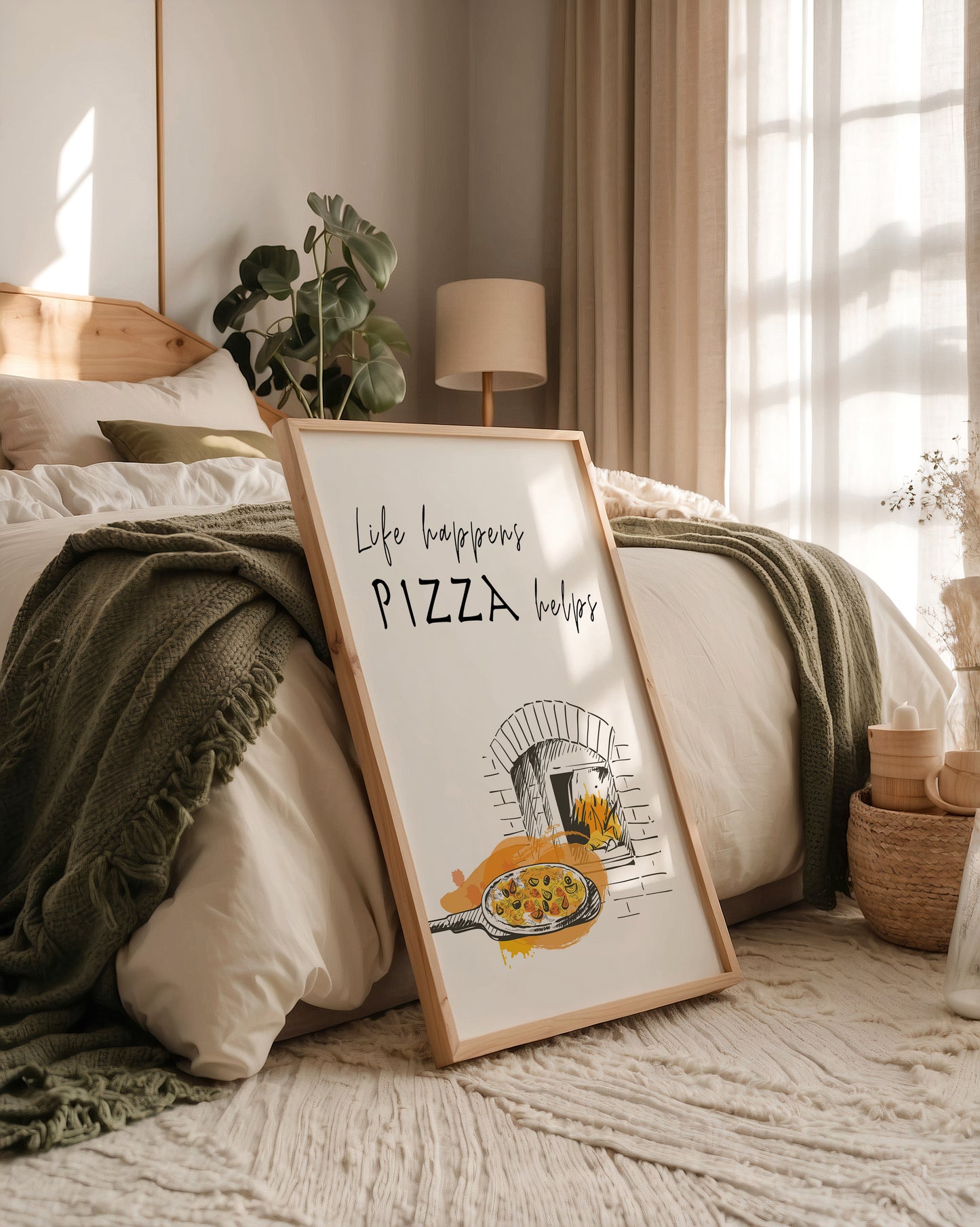 Pizzaofen Skizze warm