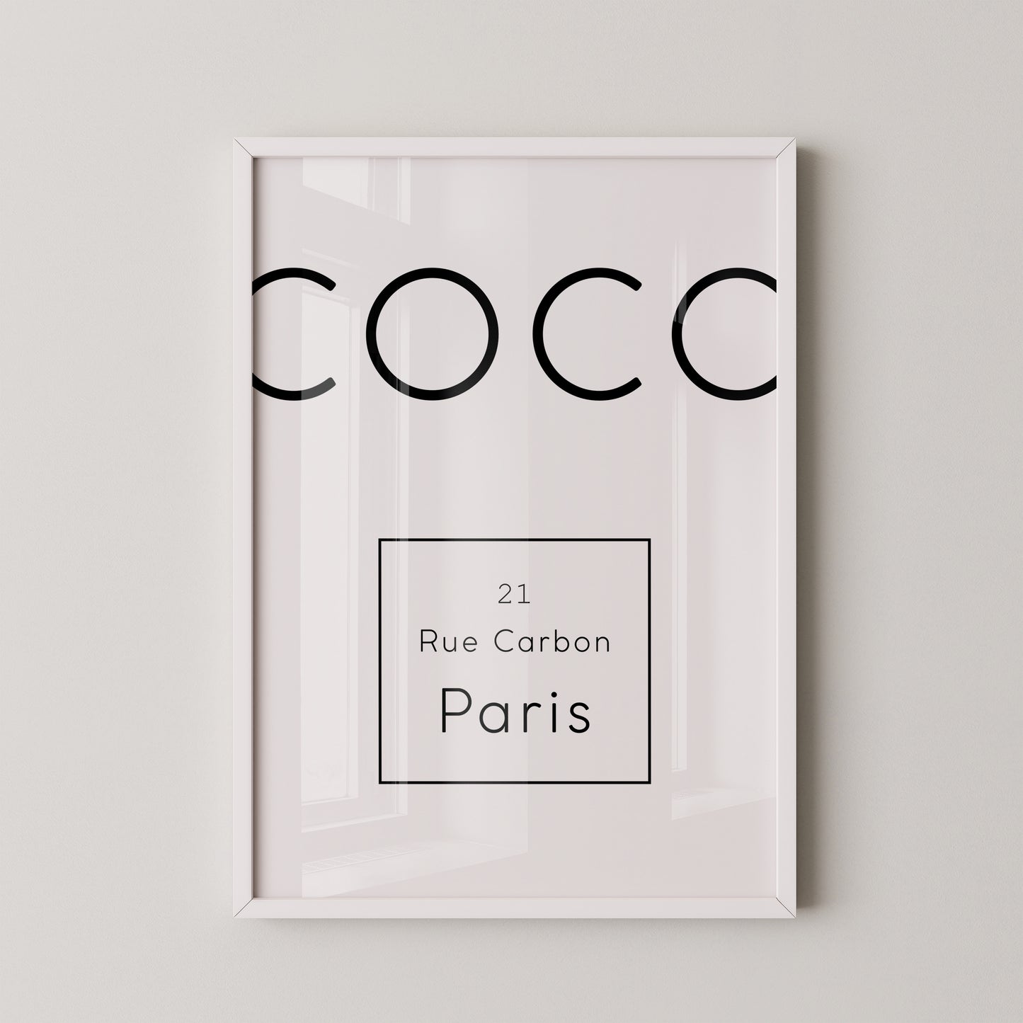 Coco minimalistisches Typografie Design