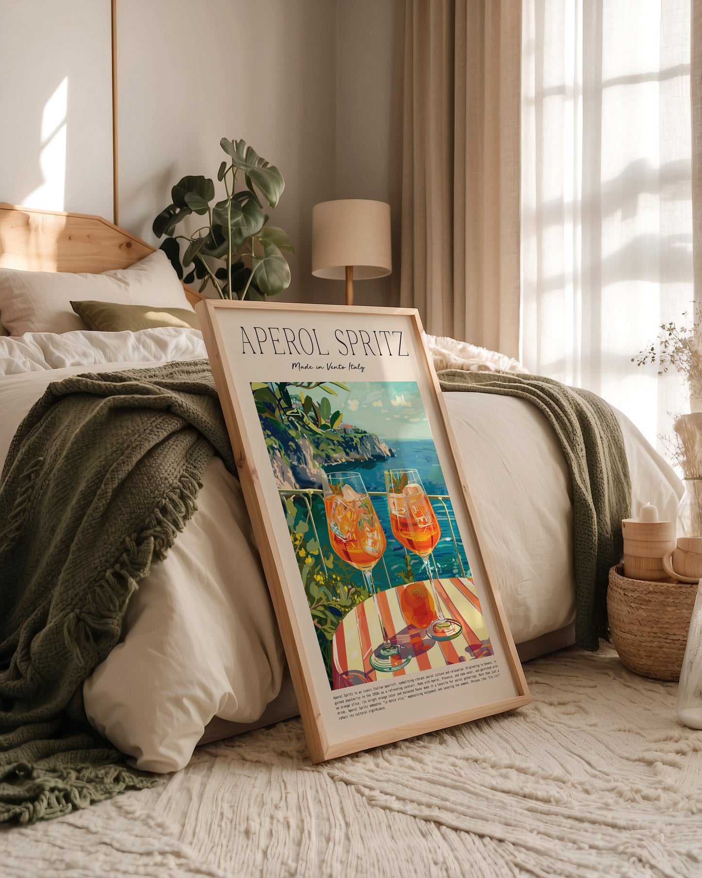 Sommerdrink Illustration Meerblick