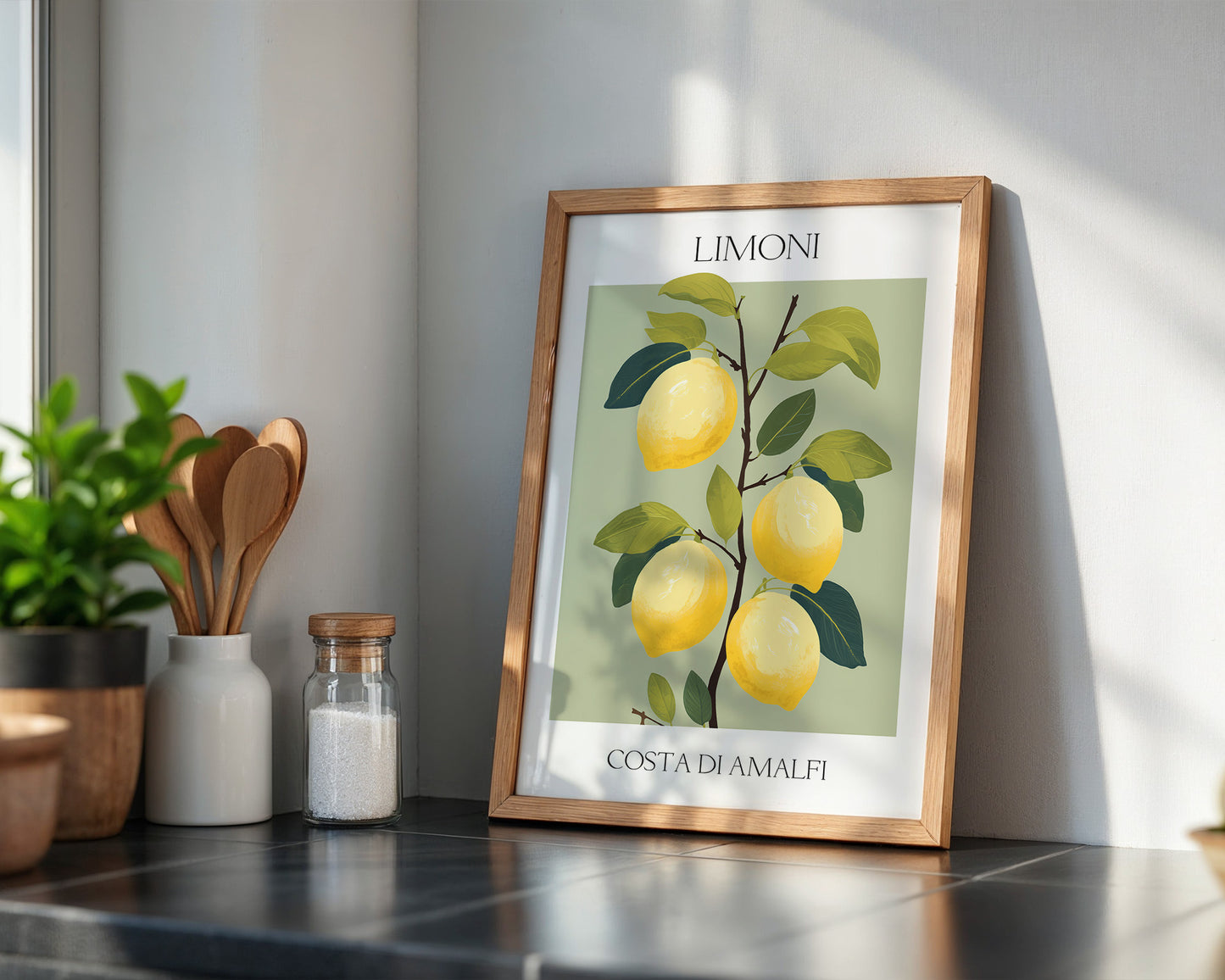 Zitronenbaum Amalfi Illustration