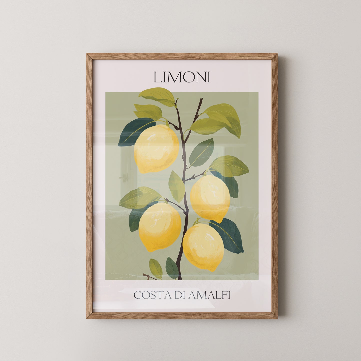 Zitronenbaum Amalfi Illustration