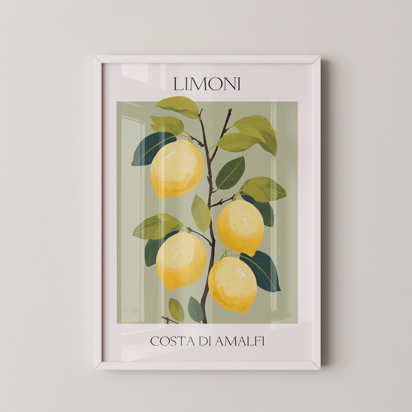 Zitronenbaum Amalfi Illustration