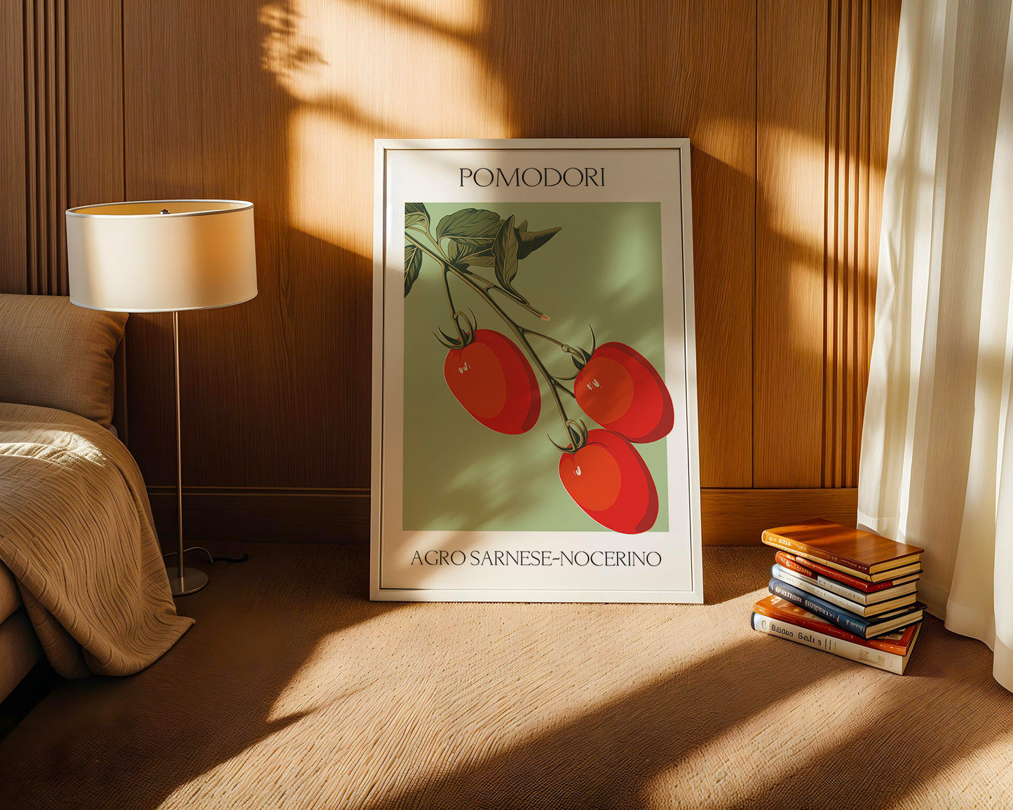 Tomaten Ranke Retro Grafik