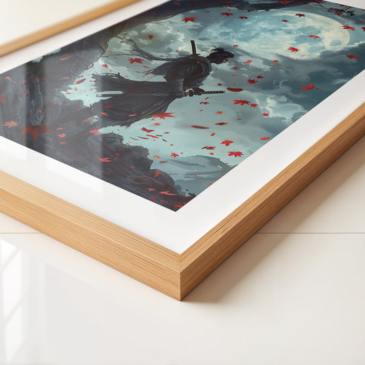 Samurai Mondnacht Blätter