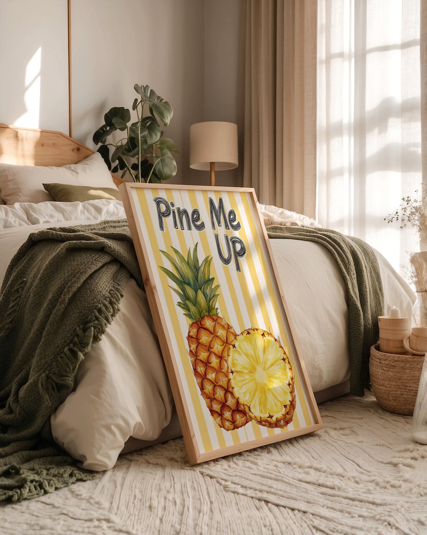 Ananas Streifen Illustration