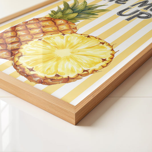 Ananas Streifen Illustration