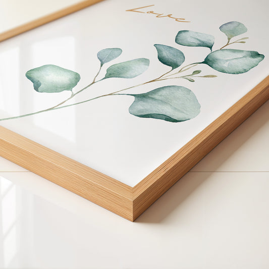 Eukalyptus Aquarell Liebe