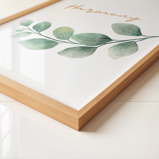 Grüner Zweig Aquarell