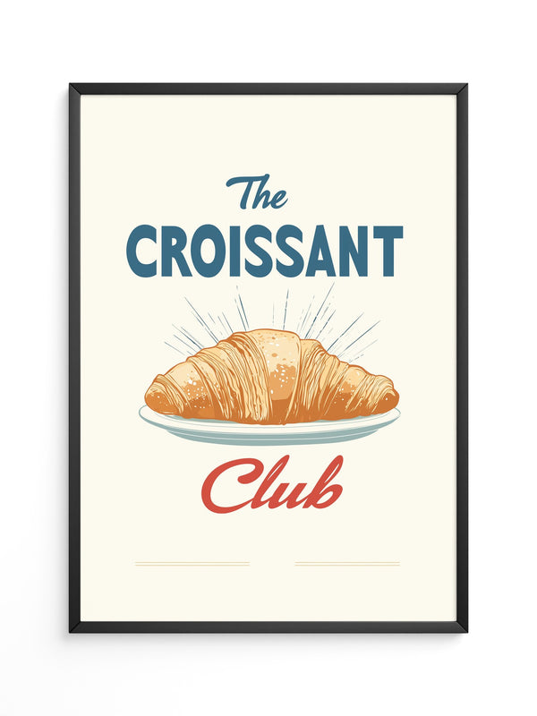 Croissant Vintage Stil