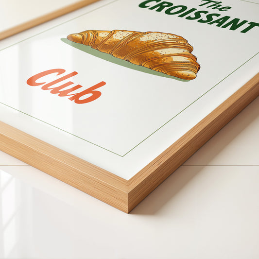 Croissant rustikal Grafik