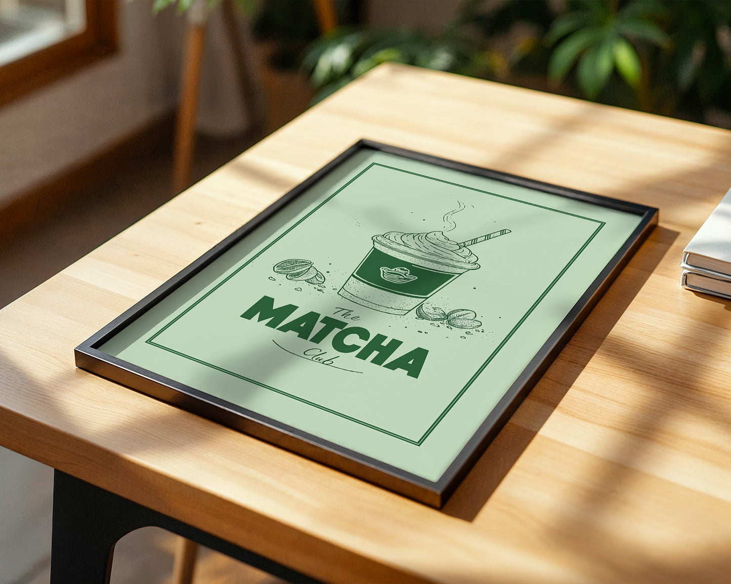 Matcha Becher retrogrün