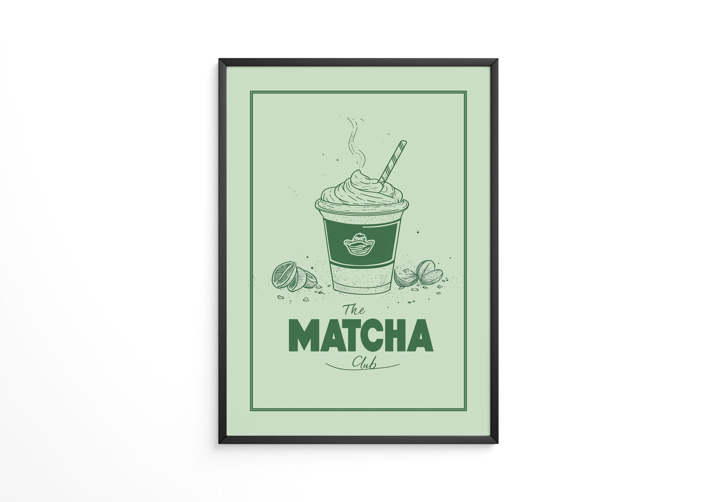 Matcha Becher retrogrün