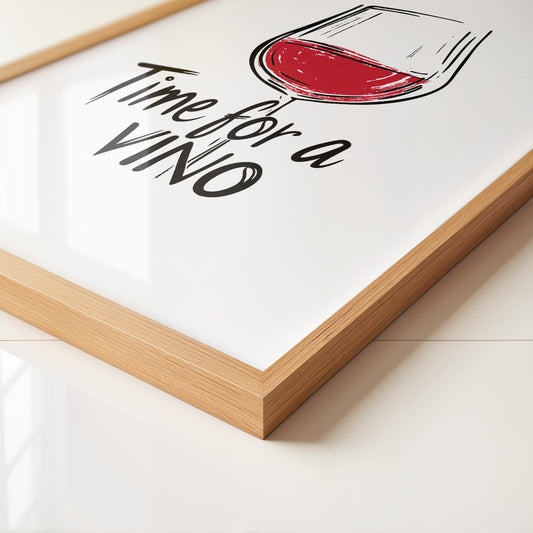 Weinglas Rot Minimalistisch