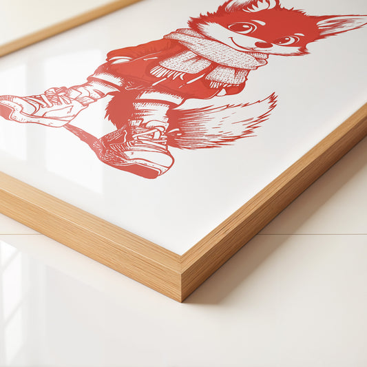 Fuchs Knuddelig Rot Zeichnung