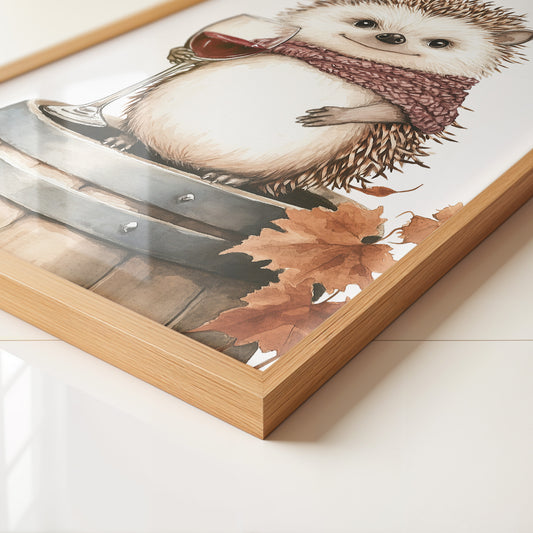 Igel Wein Herbststimmung