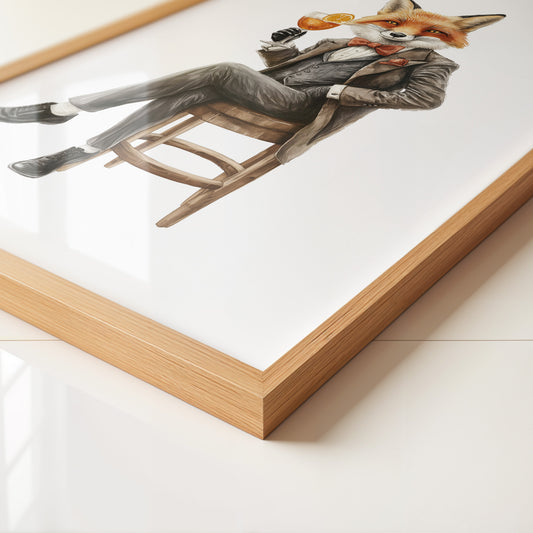 Fuchs im Anzug elegant