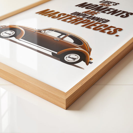 Käfer Seitenansicht Retro-Design