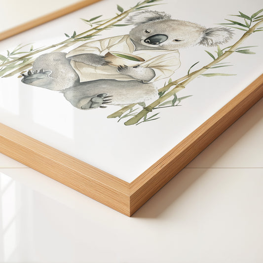 Koala Teezeremonie Aquarell