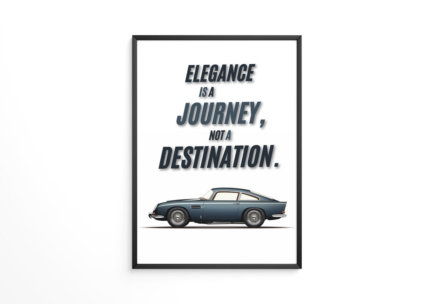 Klassisches Auto Eleganz Blau