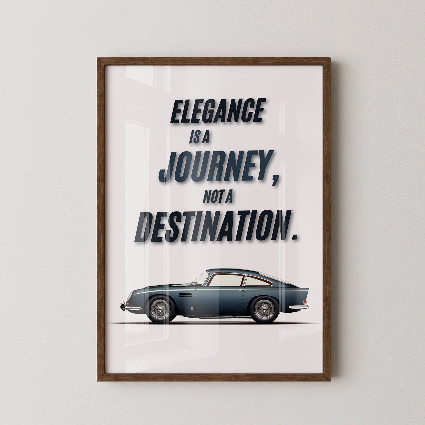 Klassisches Auto Eleganz Blau