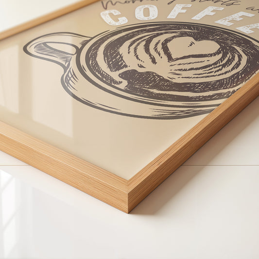 Kaffeetasse Herz Skizze Retro