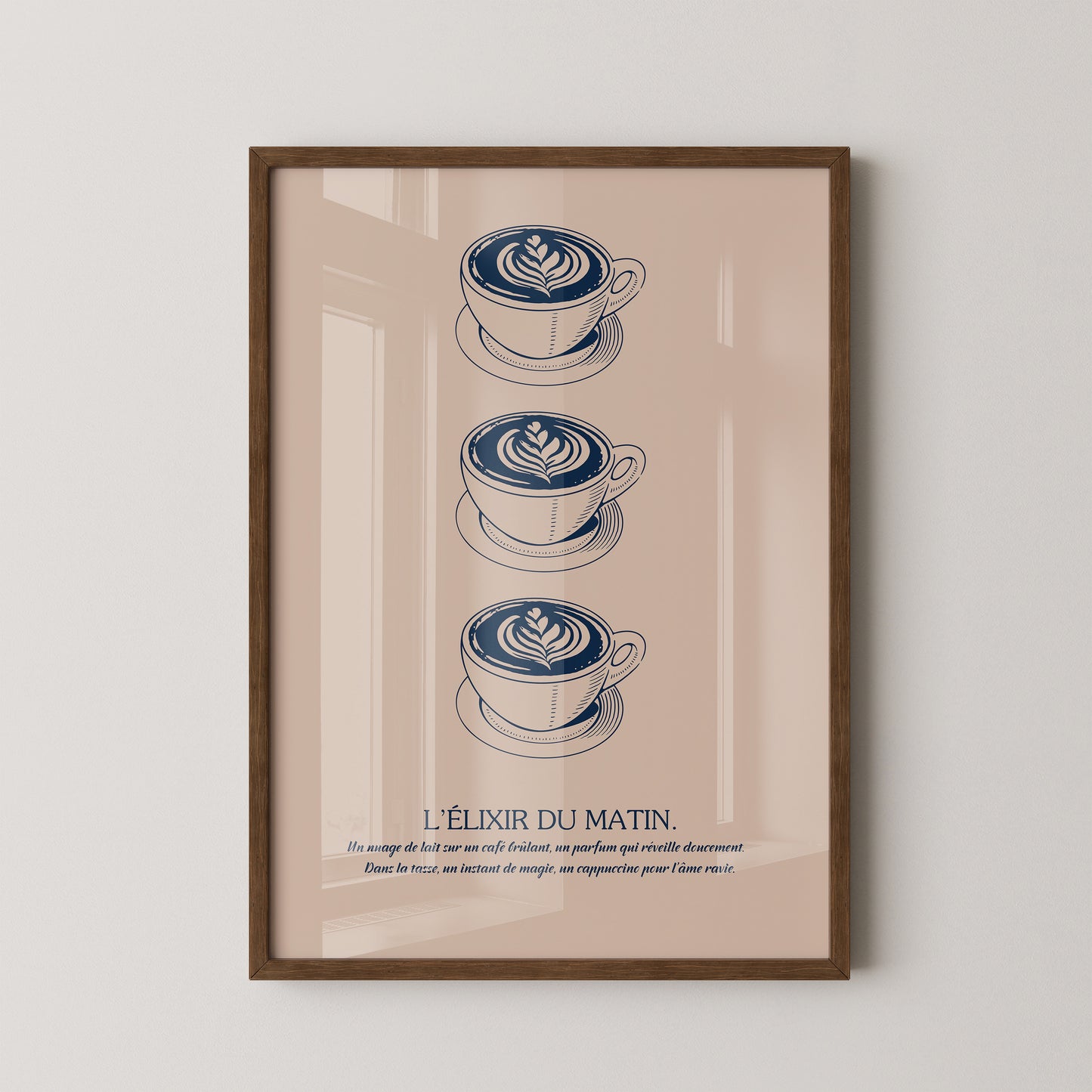 Drei Cappuccinos Vintage