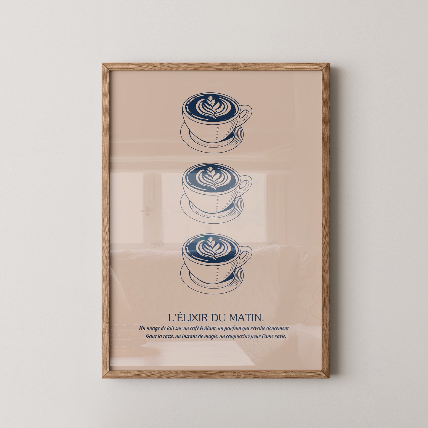 Drei Cappuccinos Vintage