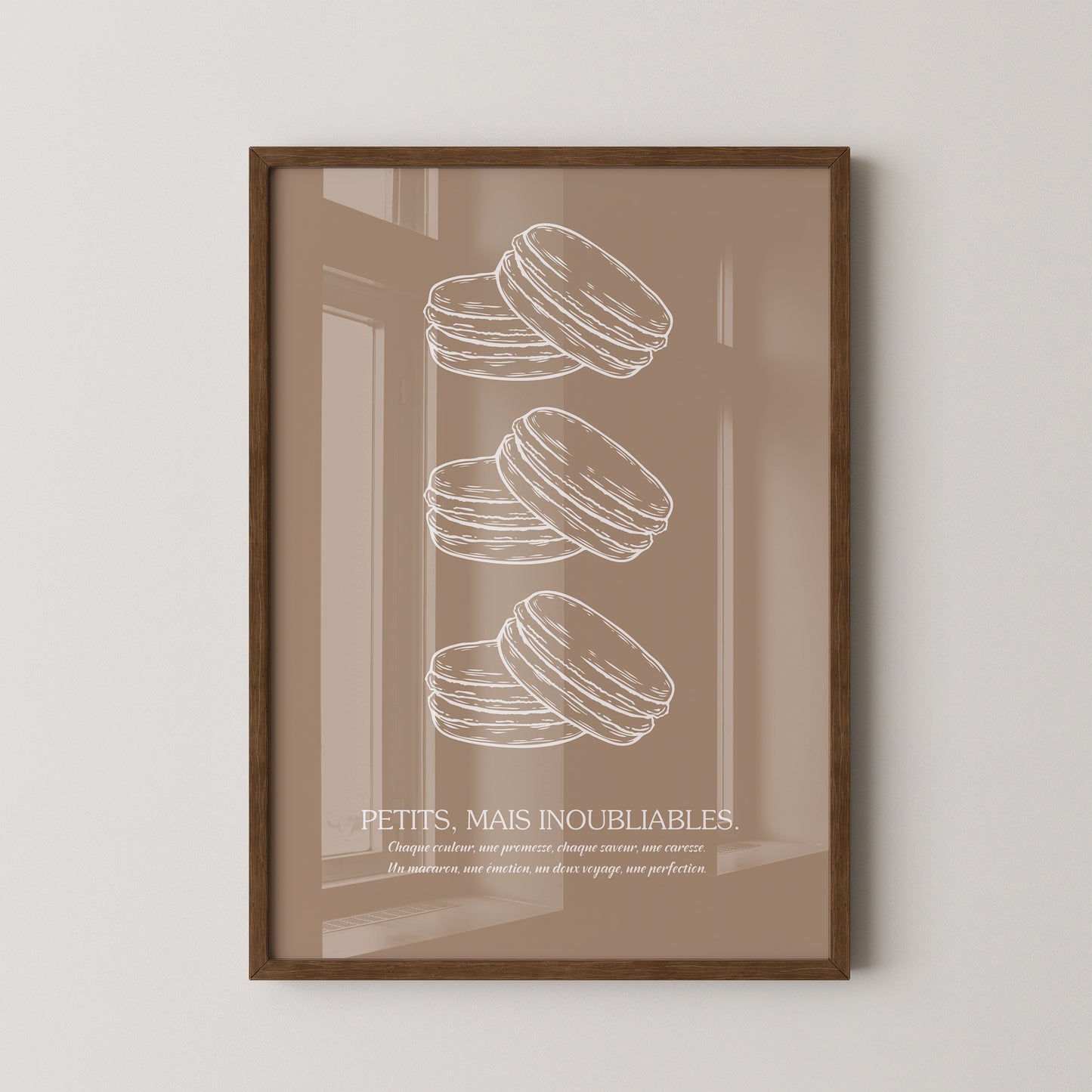 Macarons Skizze Beige