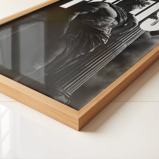 Statue Antike schwarzweiß