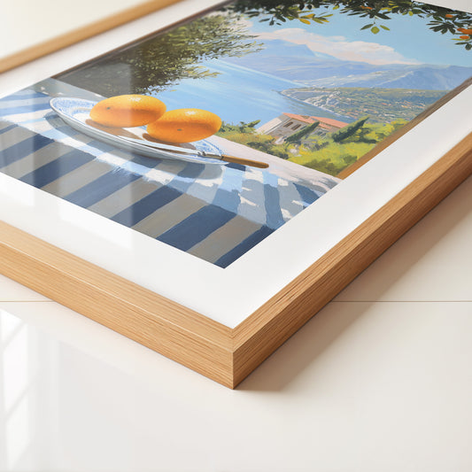 Orangen See Blick Kulisse