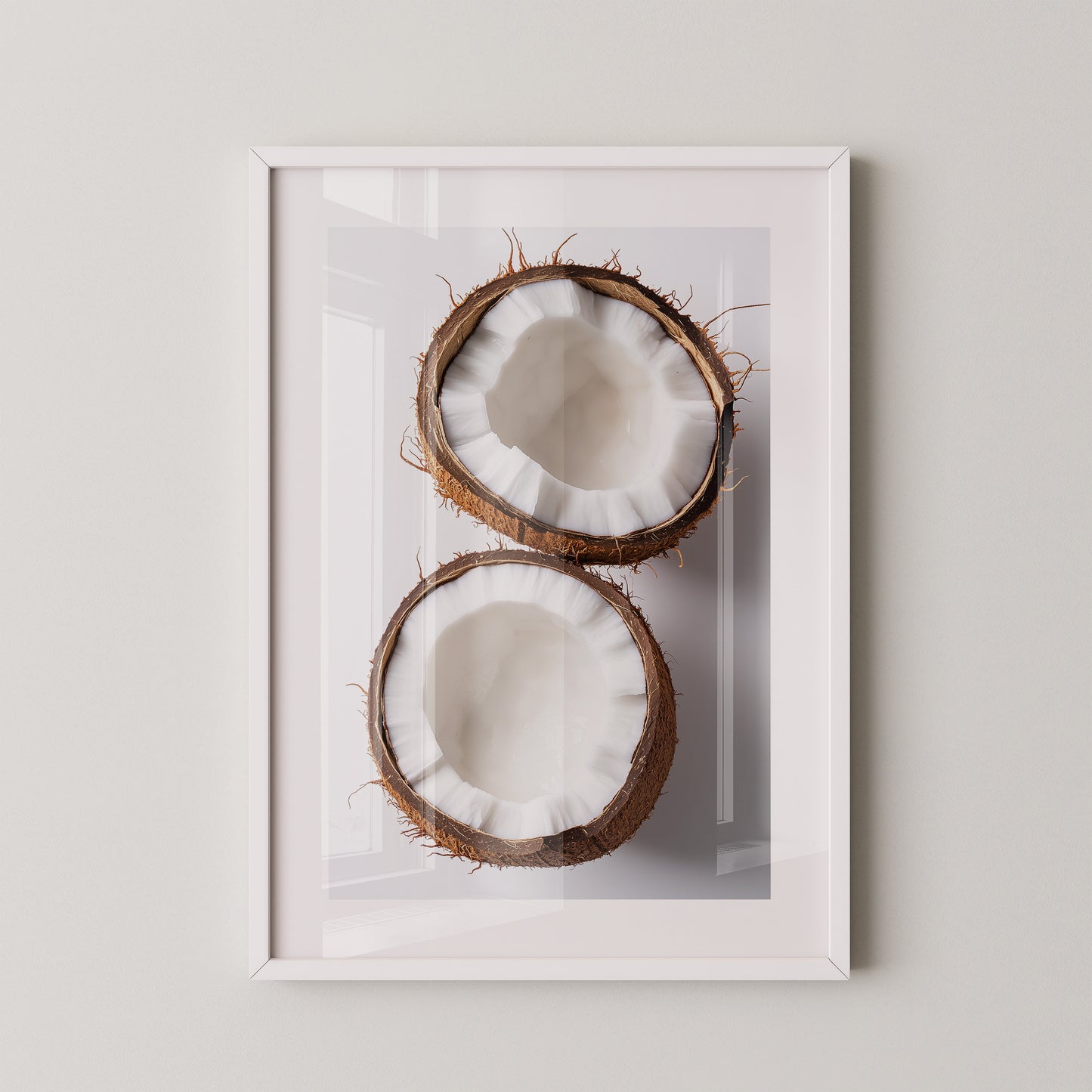 Kokoshälften Minimalismus