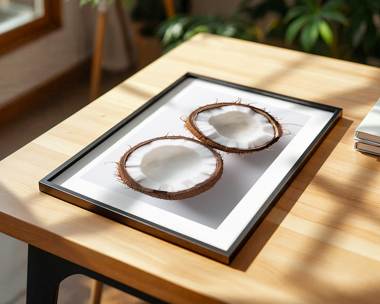 Kokoshälften Minimalismus