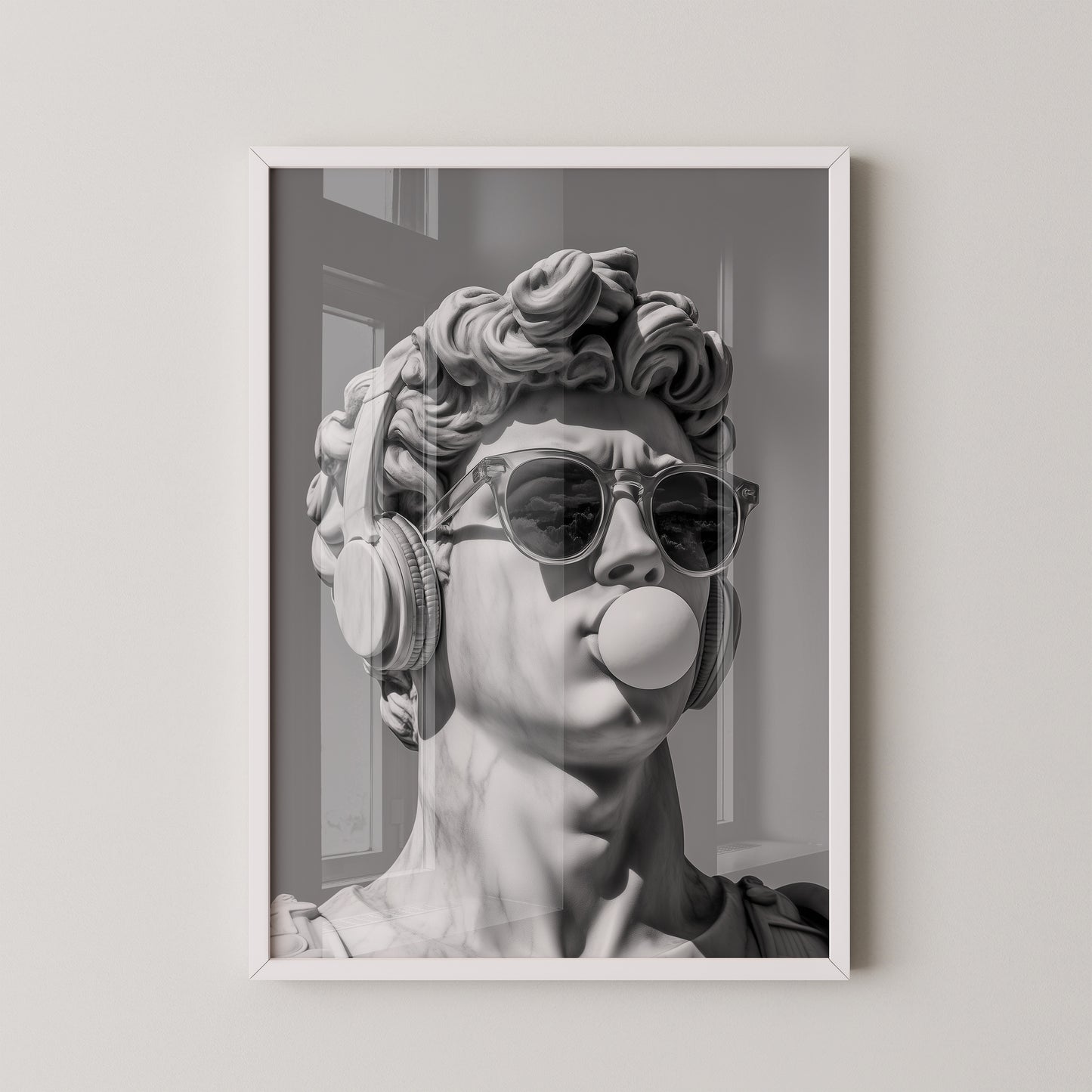 David Statue Pop-Art Flair