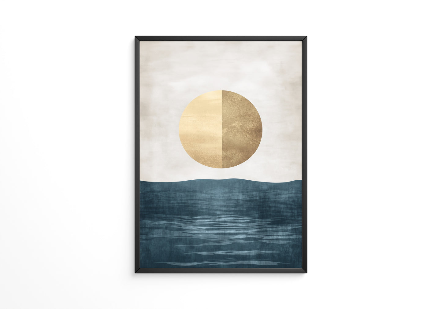Goldene Sonne abstrakt Meer